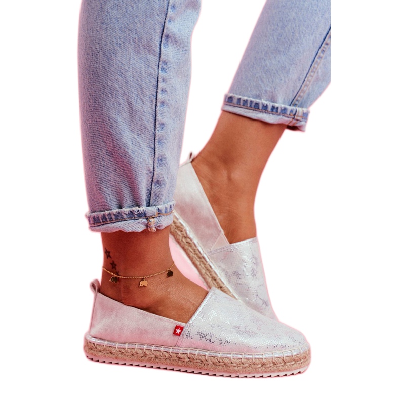 Big star espadrilles 274A514 sølv grå 1