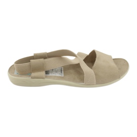 Behagelige damesandaler Adanex 17495 beige 2