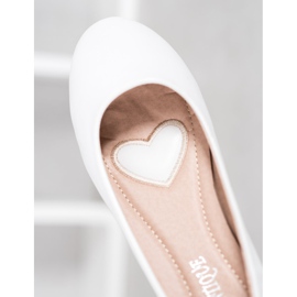 Diamantique Hvide ballerinaer 1