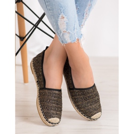 Seastar Tekstil Espadrilles beige sort 2