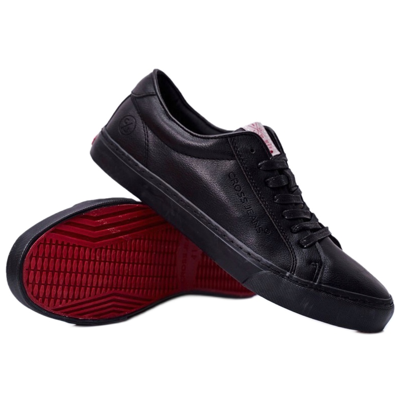 Cross Jeans til mænd sorte sneakers FF1R4034C 2