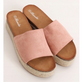 Lyserøde espadrilletøfler 10-215 Lyserøde 1