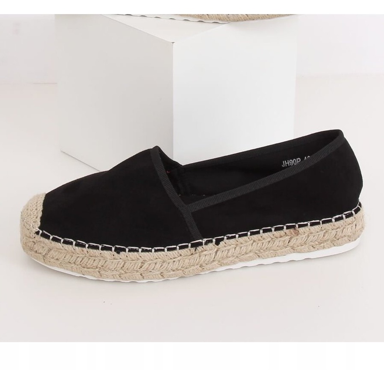 Sorte espadriller til kvinder JH90P Sort 1