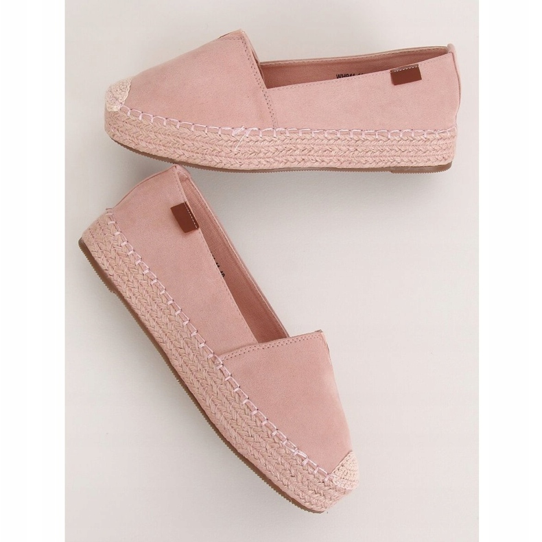 Lyserøde kvinders espadriller WH941 Pink 2