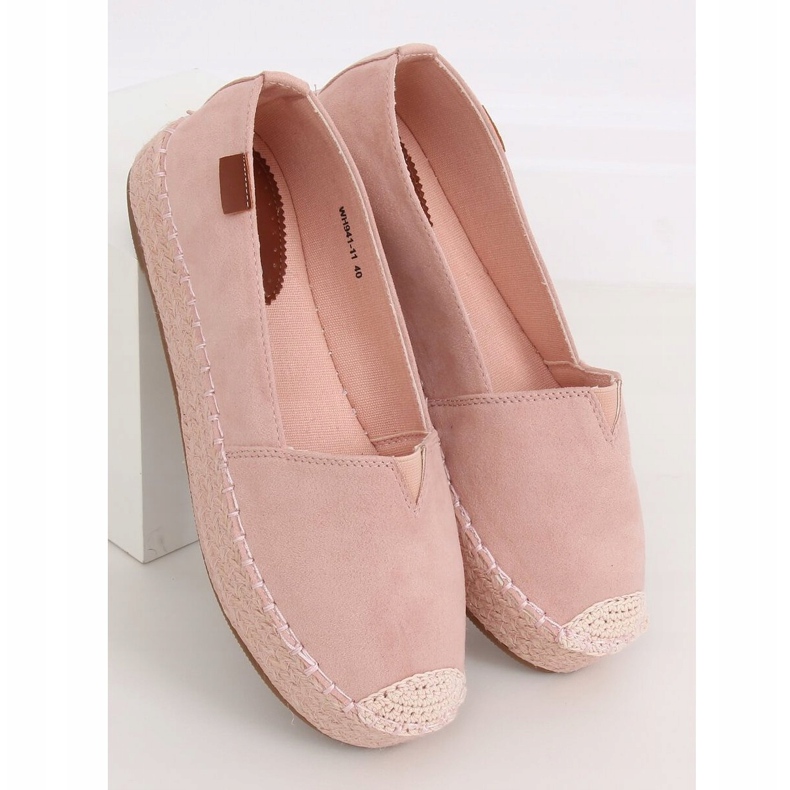 Lyserøde kvinders espadriller WH941 Pink 1