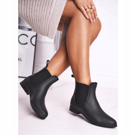 Sort Matt Galoshes-sko til kvinder Answear 2