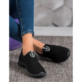 Melisa Tekstil Slip On Sko sort 1