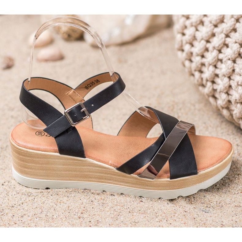 Renda Kile sandaler sort 1