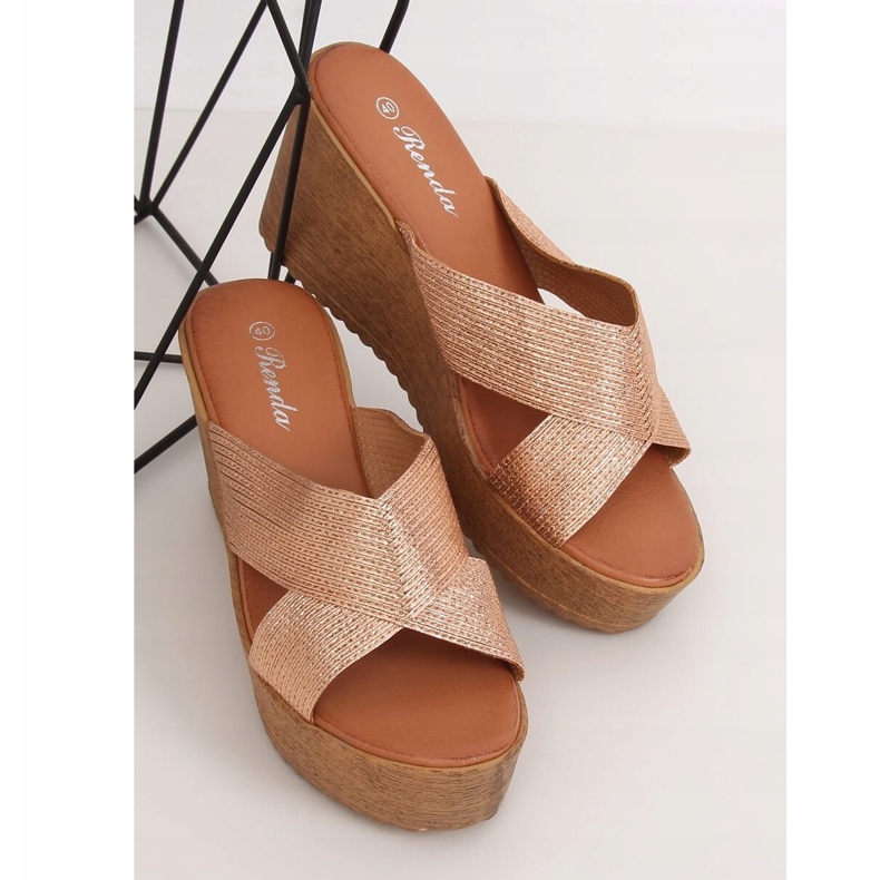 Champagne kile tøfler 10-235 Champagne beige 1