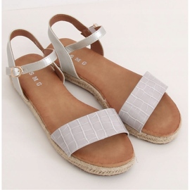 Grå espadrillessandaler WH939 Grå 1