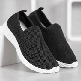 SHELOVET Sport Slip On Sko sort 1