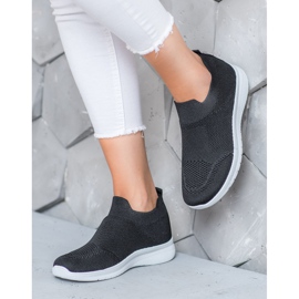 SHELOVET Slip-on sneakers sort 1