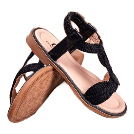 FRROCK Børns sorte Lamado sandaler 3