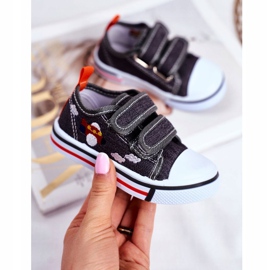 PL1 Børnesneakers Grå Nimalo Velcro 1