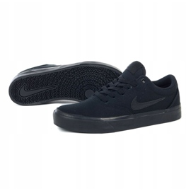 Nike Sb Charge Cnvs Jr CQ0260-005 sko sort grå 1