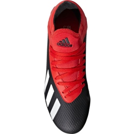 Adidas X 18.3 Fg Jr BB9370 fodboldstøvler rød 1