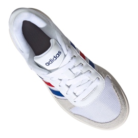 Adidas Hoops 2.0 Jr FW9120 sko hvid grå 1