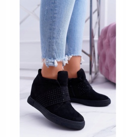 Dame Sneakers Sort Lu Boo Pailletter PinkSugar 1