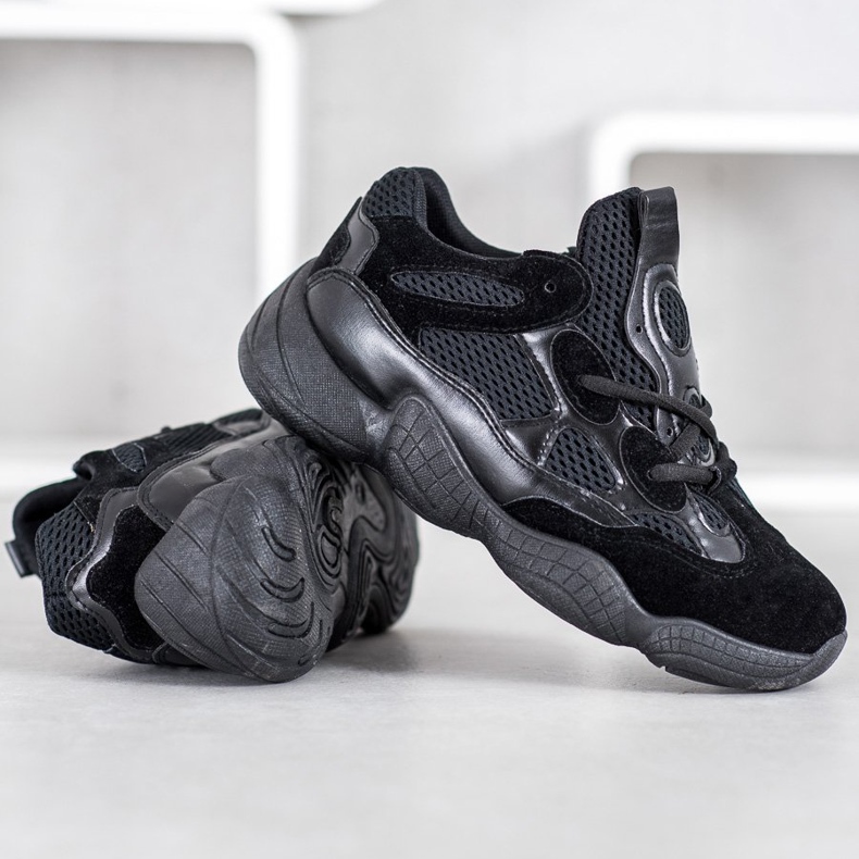 SHELOVET Sorte sneakers 1