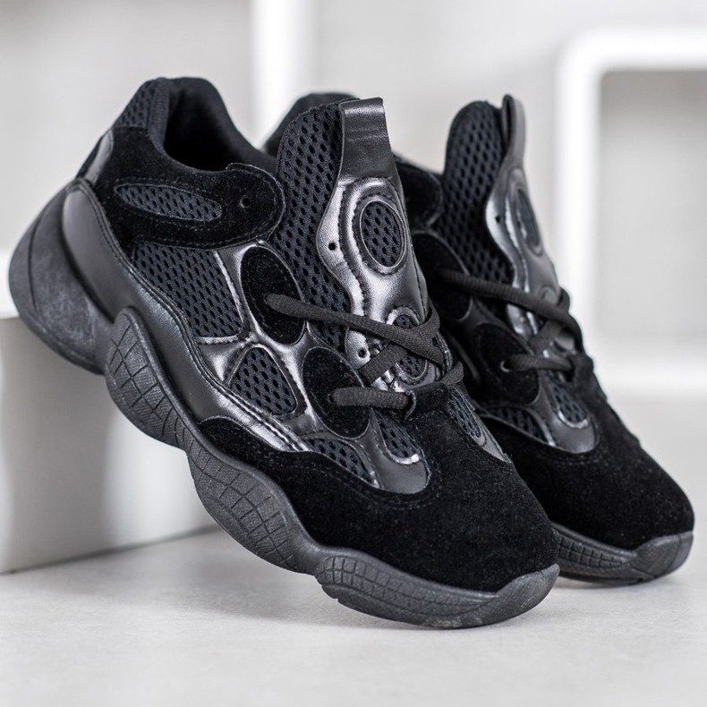SHELOVET Sorte sneakers 2