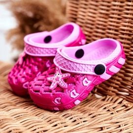 Tøfler til børn Foam Crocs Pink Starfish Susan lyserød 1