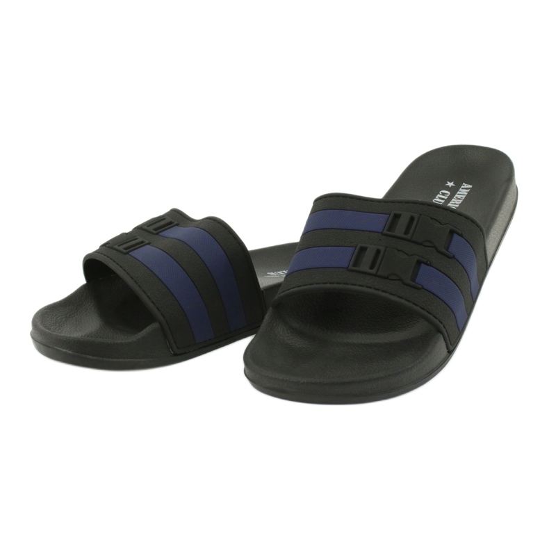 American Club Skum flip flops på NH16 Black/Navy Black Beach sort 1