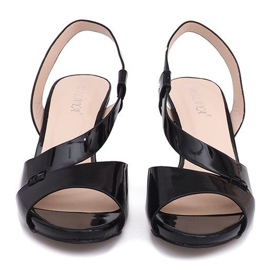 Lakerede sandaler Pumps TRA329 Sort 1