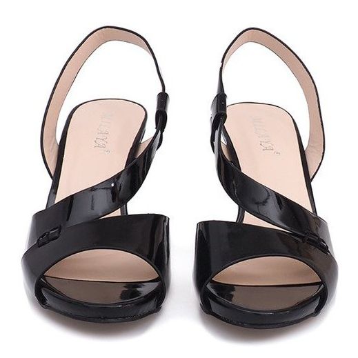 Lakerede sandaler Pumps TRA329 Sort 1