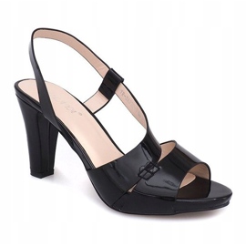 Lakerede sandaler Pumps TRA329 Sort 2
