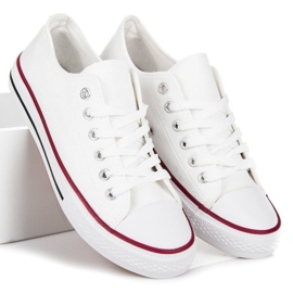 SHELOVET Hvide sneakers 1