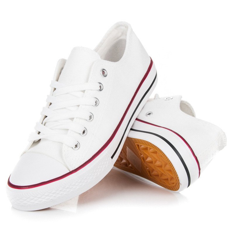 SHELOVET Hvide sneakers 2