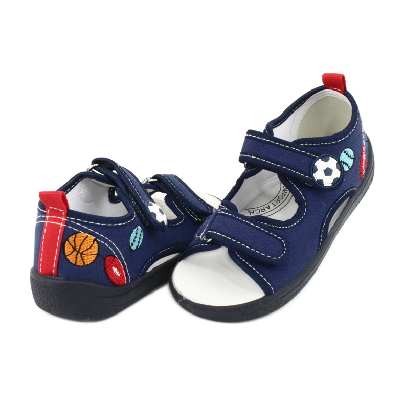 American Club Sandaler drenge amerikansk TEN27 tøfler bold marineblå 3