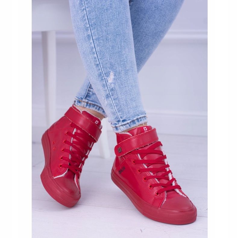 Big Star Isolerede Røde kvinders sneakers V274529FW 1
