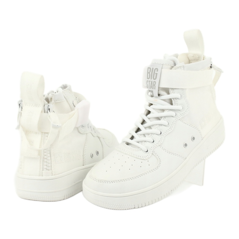 Big Star Wysokie Eco-Slopan Sneakers hvid 5