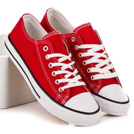 SHELOVET Røde sneakers 1