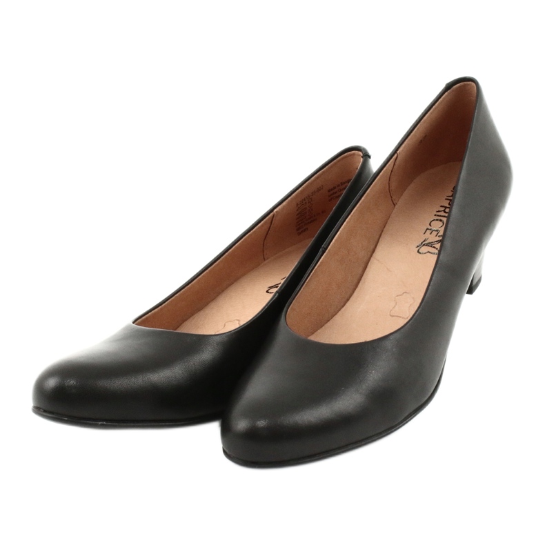 Caprice sorte pumps til kvinder 22415-25 4