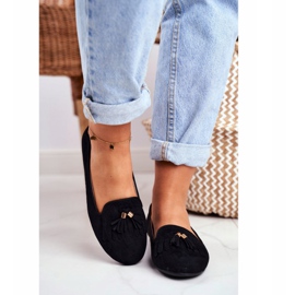 BUGO Loafers til kvinder Black Lords Fringes Therese sort 2