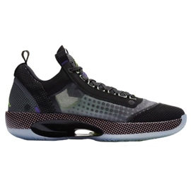 Nike Air Jordan Xxxiv Low Black Vapor Green M CZ7750-003 flerfarvet sort 1