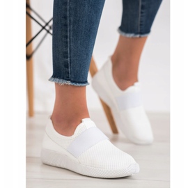 Slip-on sportssko hvid 1