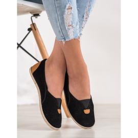 SHELOVET Sorte Slipons 1