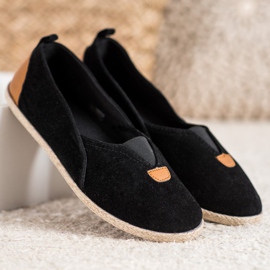 SHELOVET Sorte Slipons 2