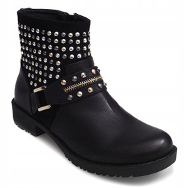 Motoriserede støvler med studs 1636 sort 1