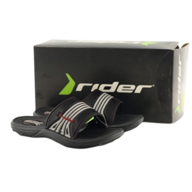 Rider Børns flip flops til 80341 Black-Gray Stripes sort sort 4