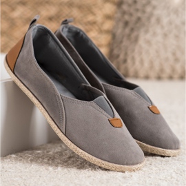 SHELOVET Grå Slipons 1