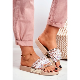 Kvinders hjemmesko Lu Boo Crystals Beige Bobbi 2