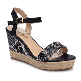 Sorte kile sandaler espadriller 181 2
