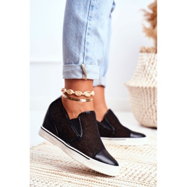 Kvinders sneakers Lu Boo med mesh sort Morgono 1