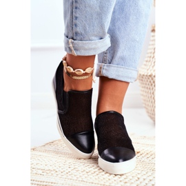 Kvinders sneakers Lu Boo med mesh sort Morgono 2