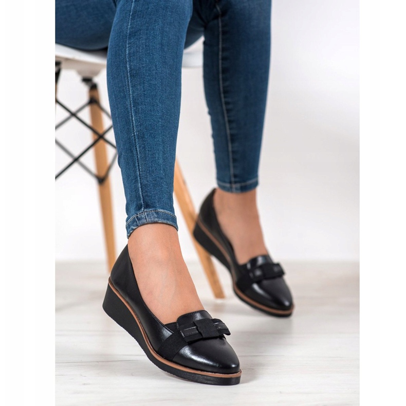 Vinceza Casual Wedge Pumps sort 1