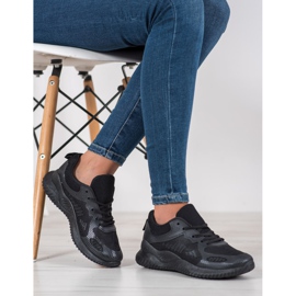 SHELOVET Sneakers med mesh sort 2